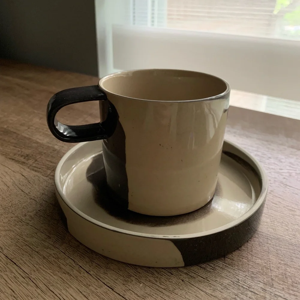 ferm living inlay cup with saucer - Picture 3 of 12